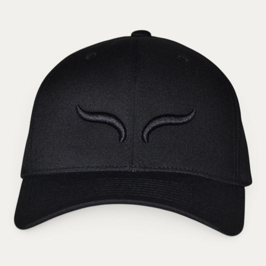 AURENS Classic Black / Black cap, side view