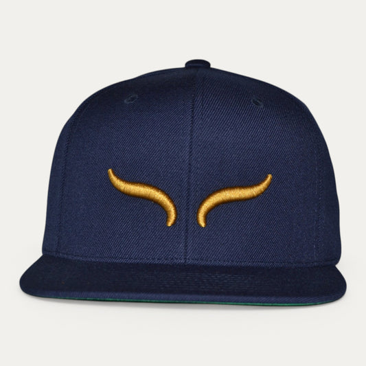 AURENS Focus Navy / Gold cap, side view