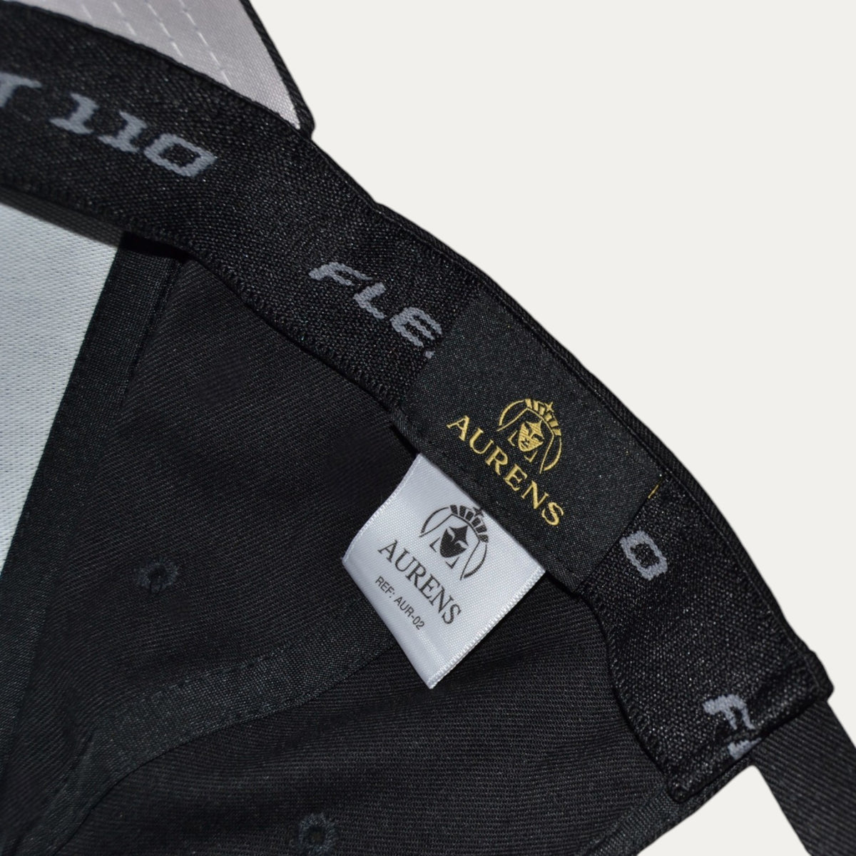 Interior de la gorra AURENS Classic Black / White